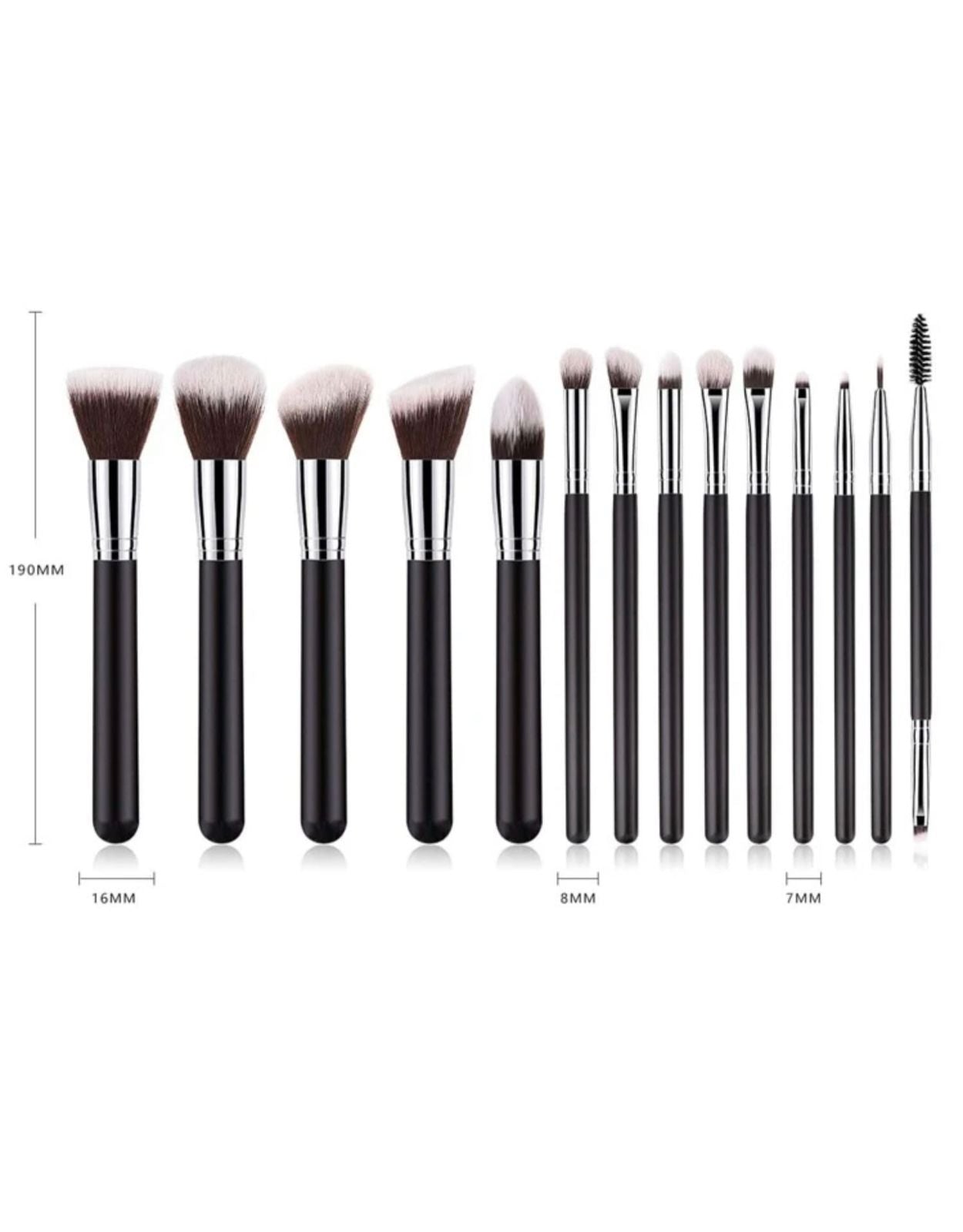 14pc Makeup Brush Set