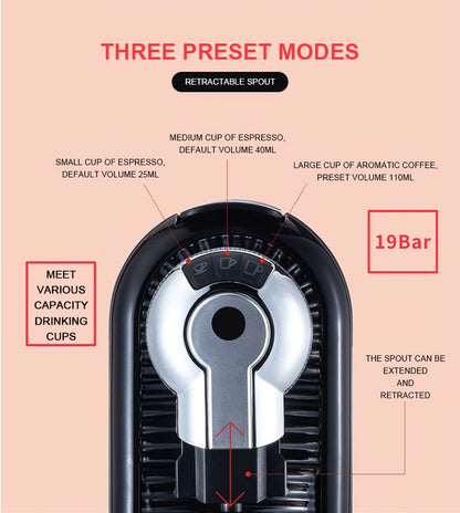 Noon Espresso Capsule Coffee Machine