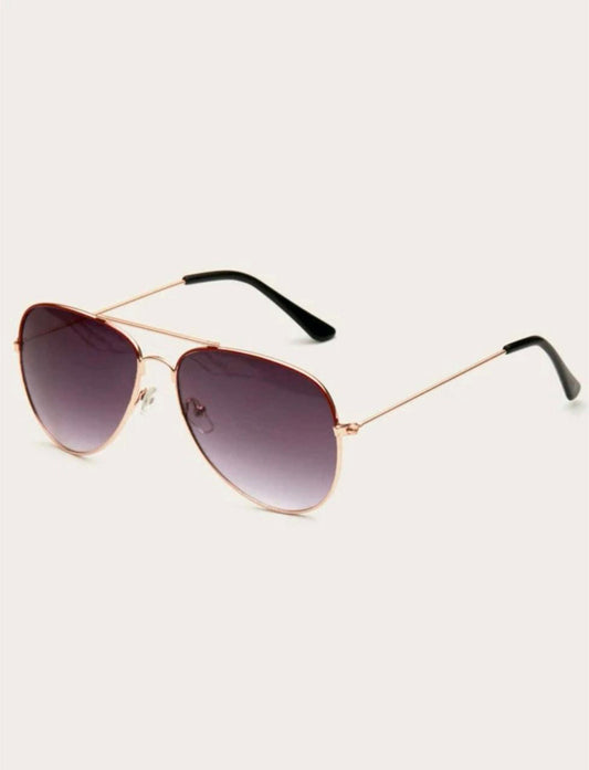 Metal Frame Aviators Fashion Glasses