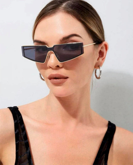 Geometric Frame Sunglasses