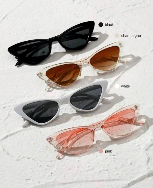 Woman Cat Eye Frame Fashion Sunglasses